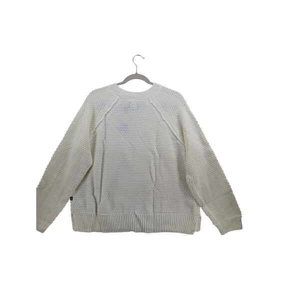 GAP Chunky Loose Knit Sweater XL Cream QLN0253S Marshmallow Textured Everyday - Picture 13 of 13